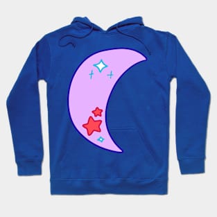 Pretty Purple Moon Hoodie